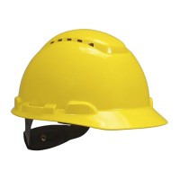 CAPACETE ARNES ROLETA VENTILADO 3M H700 AMARELO